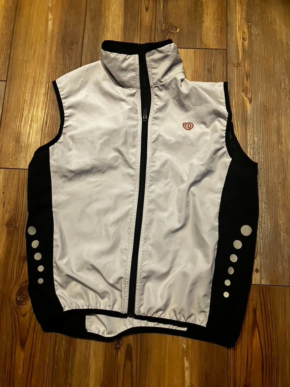 Pearl Izumi Mesh-backed Cycling Vest, White & Black, Women’s Medium Lightweight